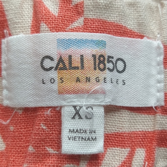Cali 1850 Los Angeles Linen Blend Beach Shorts - Picture 4 of 5